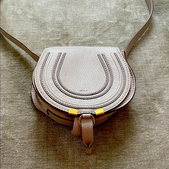 Chloe Marcie small leather saddle Bag - Picture 1 of 14